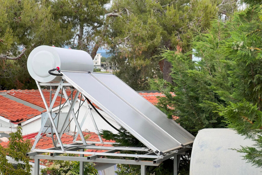 Impianto solare termico a Carovigno